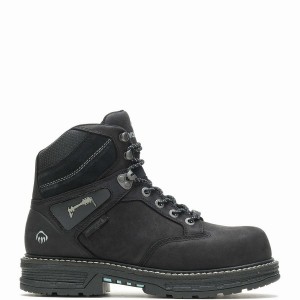 Black Wolverine Metallica Scholars Collection Hellcat UltraSpring™ CarbonMAX 6’’ Men Work Boots | NDM6020MT