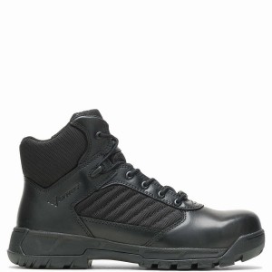 Black Wolverine Tactical Sport 2 Mid Side Zip Composite ToeEH Women Work Boots | TZX5255HR