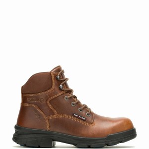 Brown Wolverine DuraShocks SR Icon 6" Men Work Boots | LHH1415LB