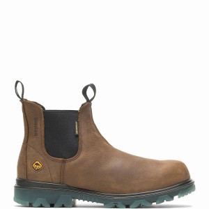 Brown Wolverine I-90 EPX® Romeo CarbonMAX® Men Work Boots | QVT531YE