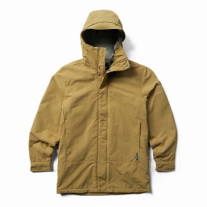 Brown Wolverine Range Sherpa Lined Parka Men Jackets | CJZ525FC