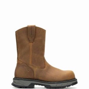 Brown Wolverine ReForce EnergyBound™ CarbonMax® Wellington Men Boots | TRL9462HA