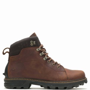 Dark Brown Wolverine Forge UltraSpring™ 6" Men Work Boots | KWB2683QH