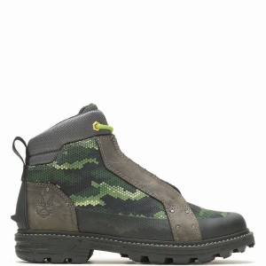 Green Wolverine Halo Spartan Men Work Boots | DKA4253QH