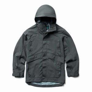 Grey Wolverine Torrent 3L Rain Shell Men Jackets | WQQ7832AN