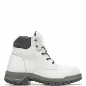 White Wolverine Ram Trucks Collection - Tradesman Safety Toe Men Work Boots | TIP4917EV