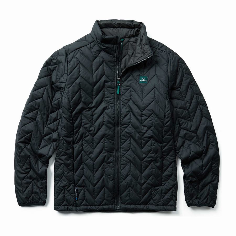 Black Wolverine Alpine Insulated Men Jackets | YGI7340WA