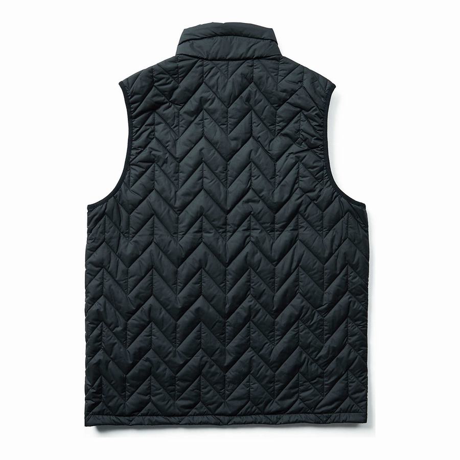 Black Wolverine Alpine Insulated Men Vest | FFT2482DB