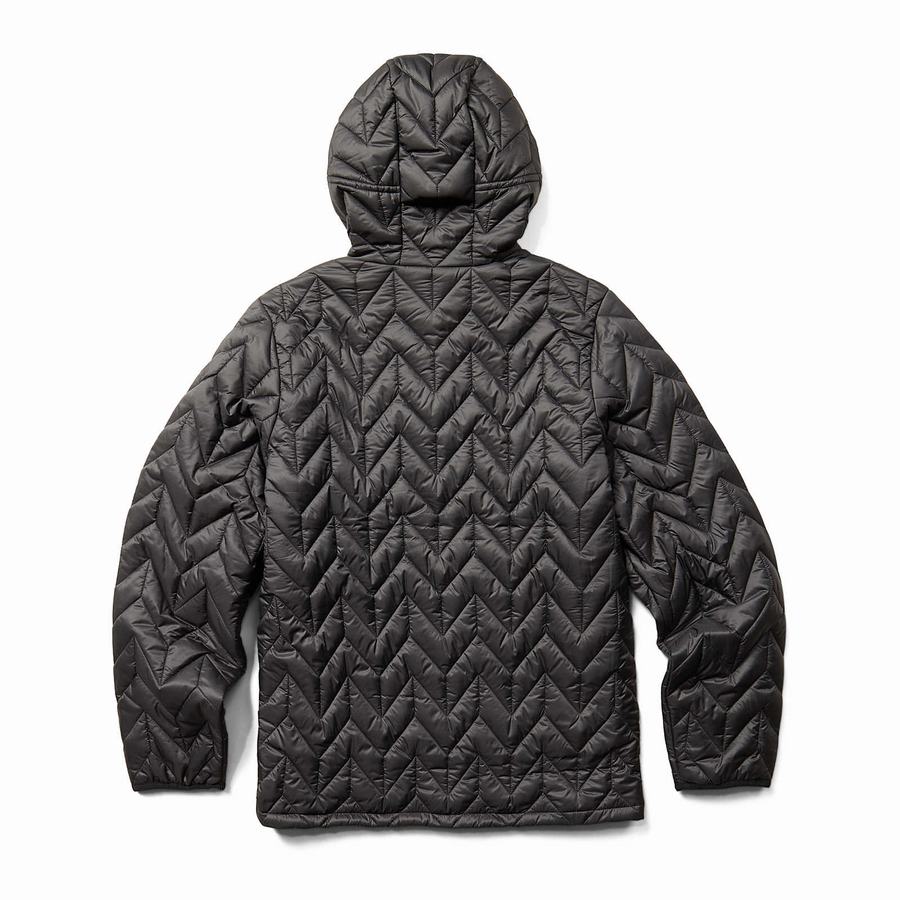 Black Wolverine Alpine Men Hoodie | MZX2645JP