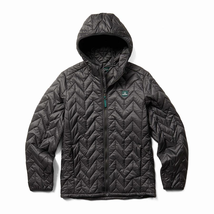 Black Wolverine Alpine Men Hoodie | MZX2645JP