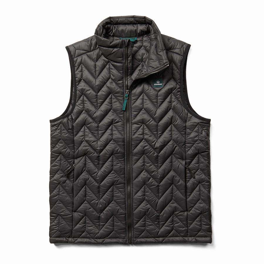 Black Wolverine Alpine Men Vest | KBX4288DX