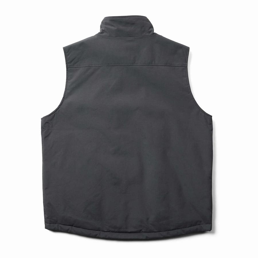 Black Wolverine Auger Waterproof Insulated Men Vest | FRJ9514DE