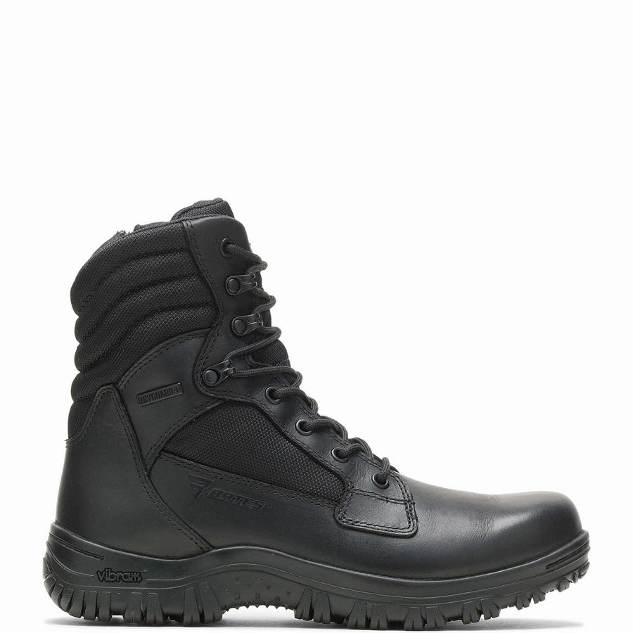 Black Wolverine Cyren Tall DRYGuard+ ™ Side Zip Men Work Boots | ZFF2075PL