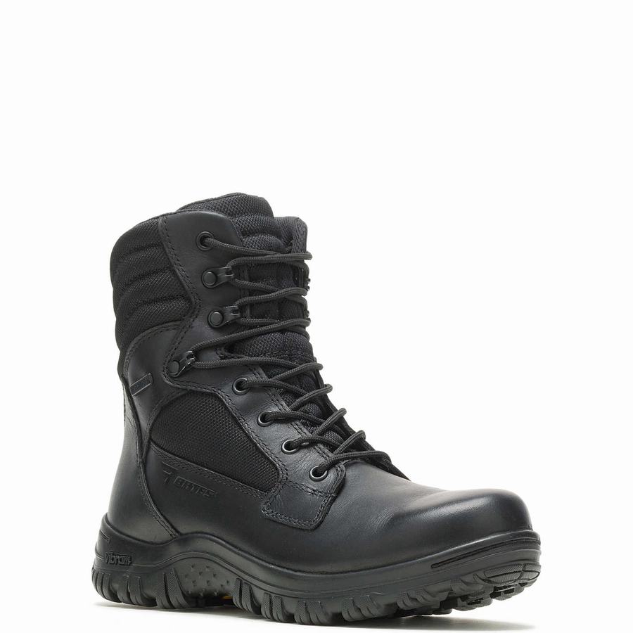 Black Wolverine Cyren Tall DRYGuard+ ™ Side Zip Men Work Boots | ZFF2075PL