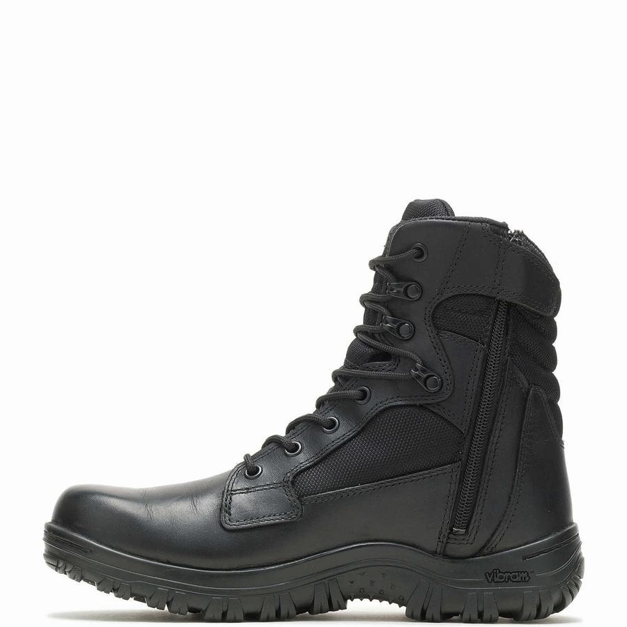 Black Wolverine Cyren Tall DRYGuard+ ™ Side Zip Men Work Boots | ZFF2075PL