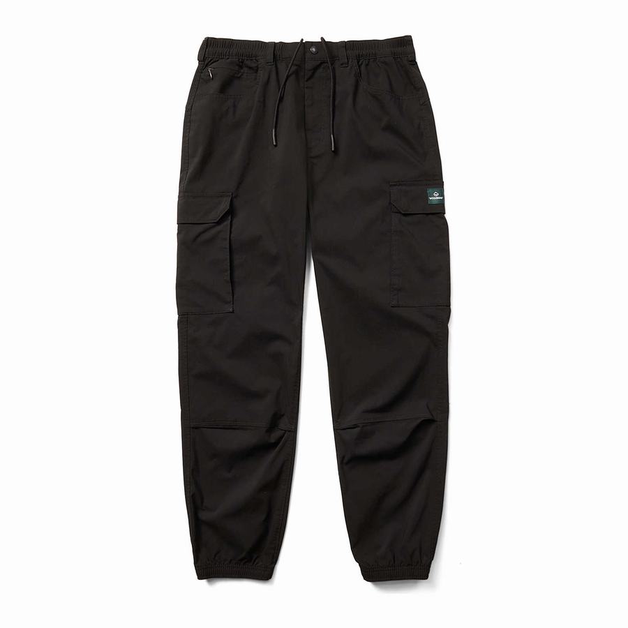 Black Wolverine Douglas Cargo Men Pants | YJE6178NF