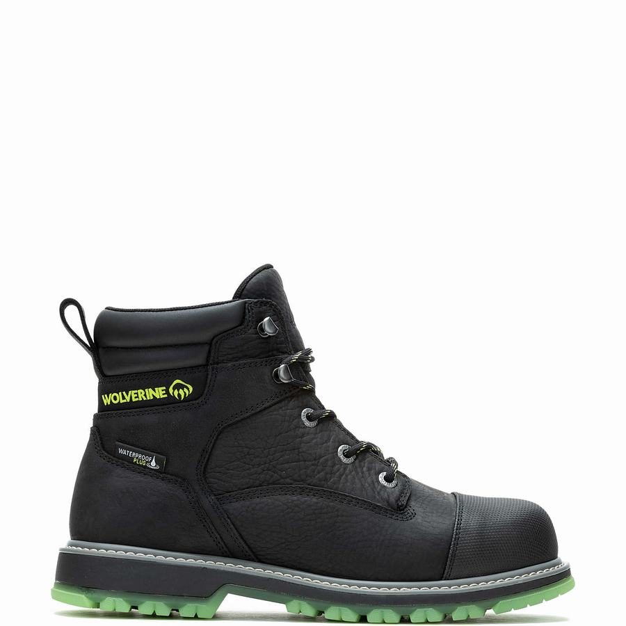 Black Wolverine Floorhand LX Cap-Toe Steel-Toe 6\