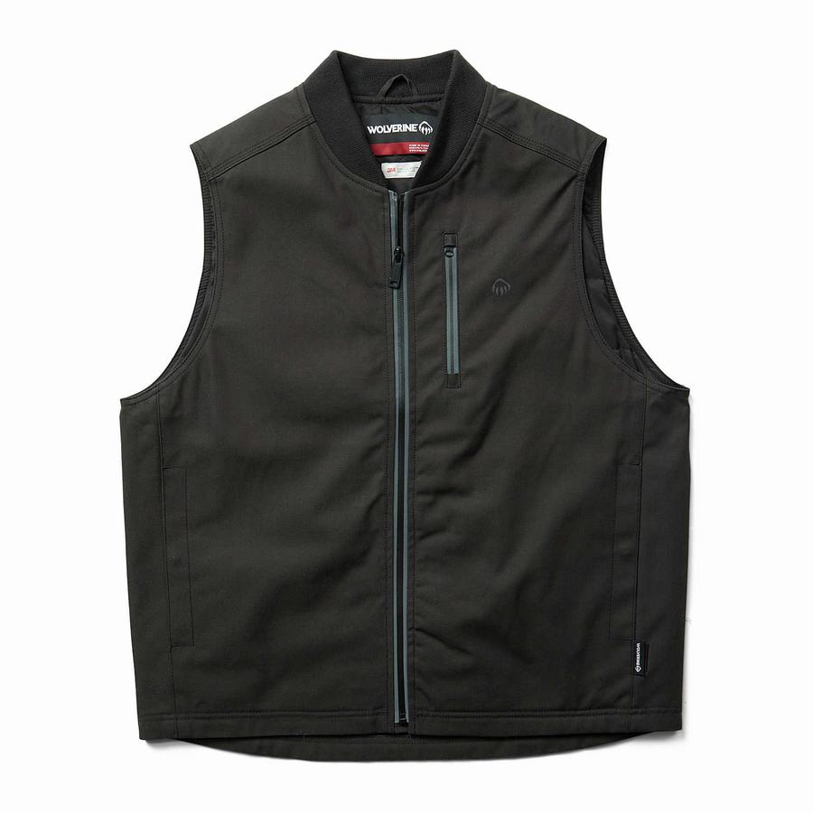 Black Wolverine Fortifier Men Vest | IWO9053QT