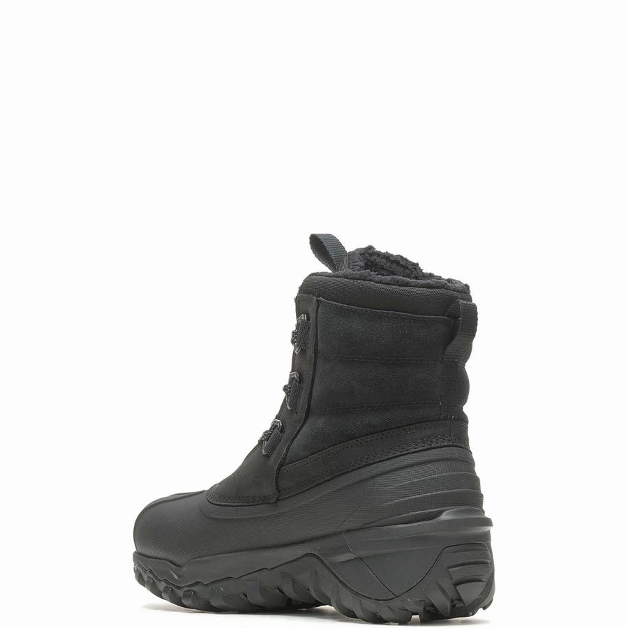 Black Wolverine Glacier Surge Insulated Men Work Boots | KFS9312CR