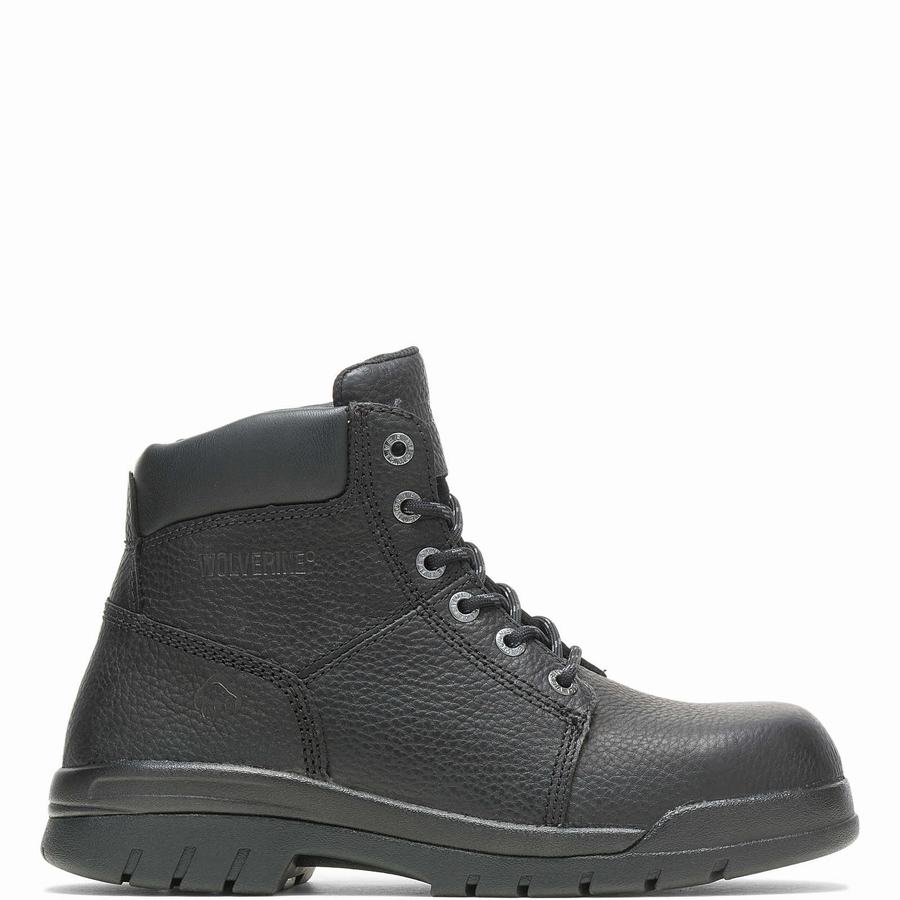 Black Wolverine Marquette Steel-Toe 6\