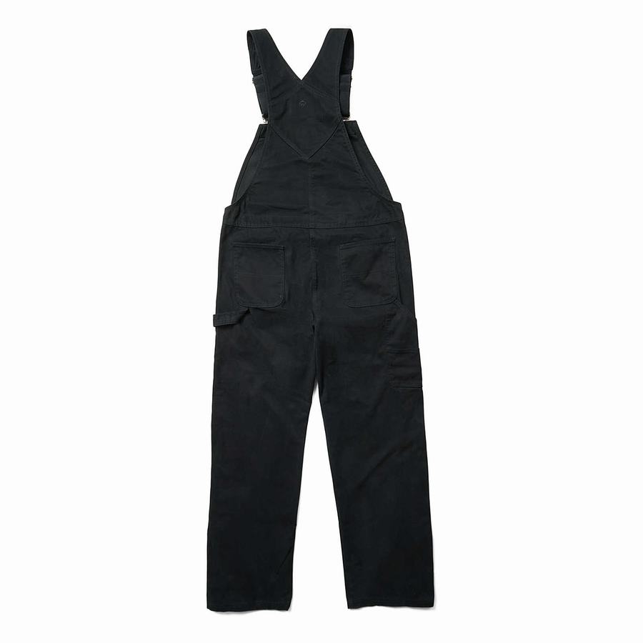 Black Wolverine Sawmill Duck Bib Men Overalls | API5515FN