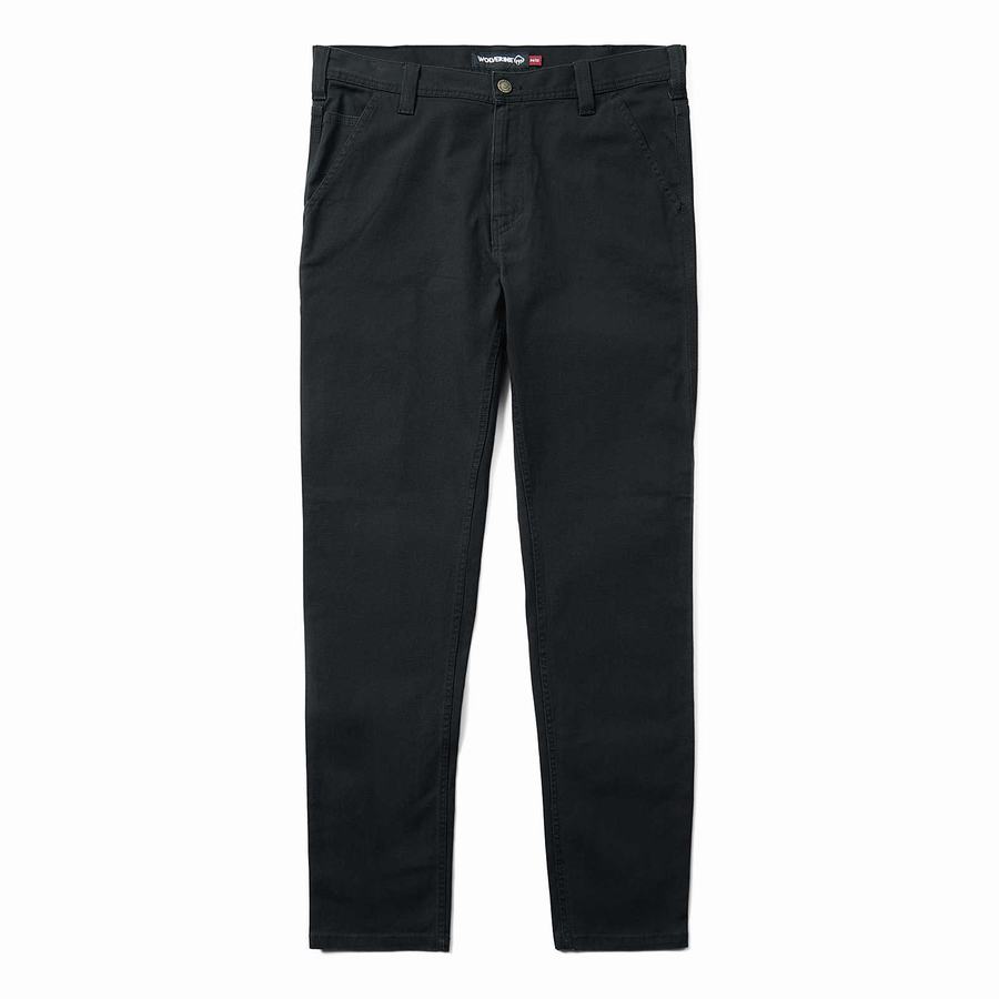 Black Wolverine Steelhead Stretch Everyday Men Pants | FYQ5057PF