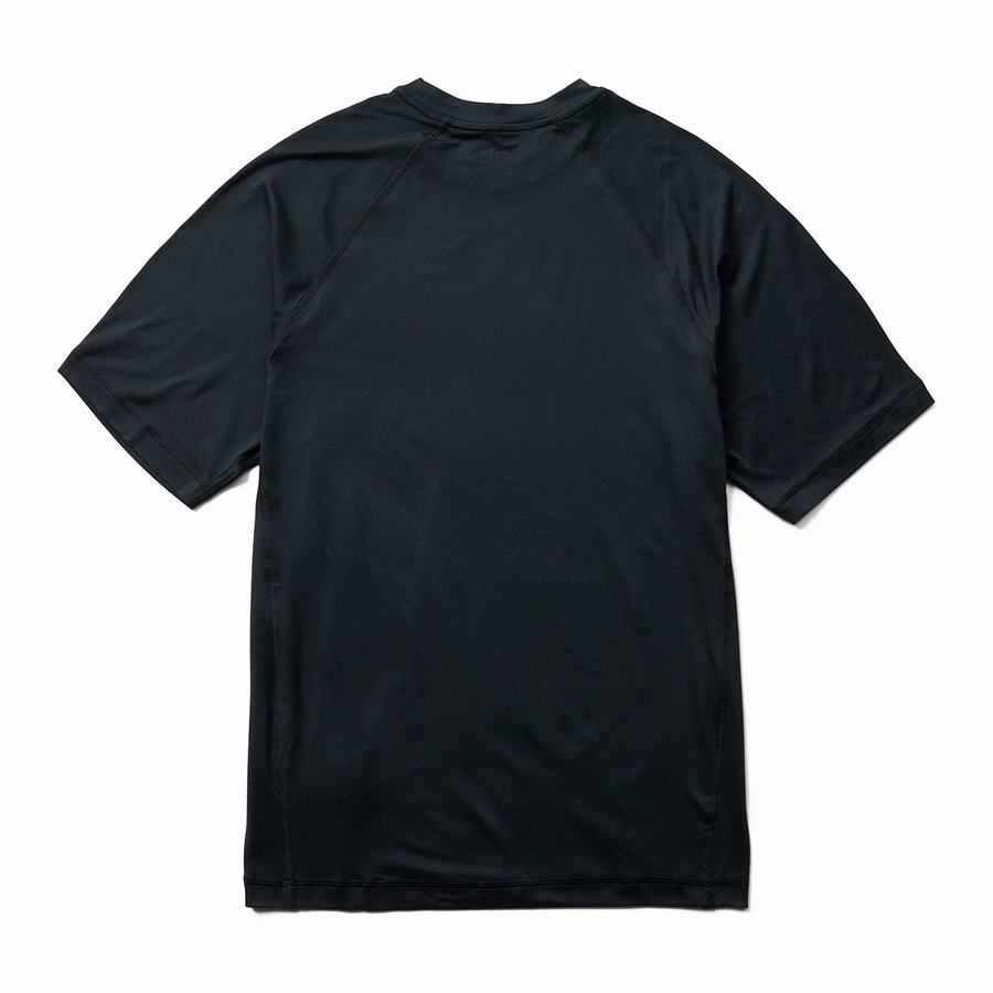 Black Wolverine Sun-Stop Eco Short Sleeve Tee Men T Shirts | GEA77FB