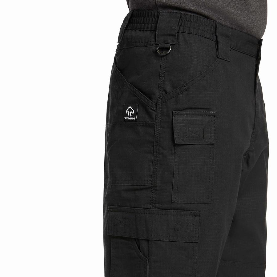 Black Wolverine Tactical Cargo Men Pants | LLP4715KK