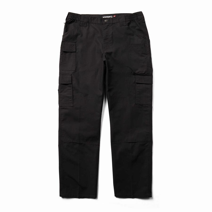 Black Wolverine Tactical Cargo Men Pants | LLP4715KK