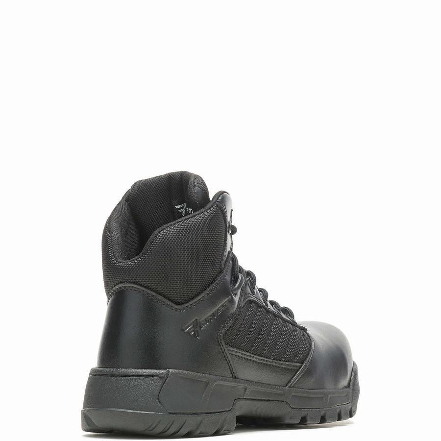 Black Wolverine Tactical Sport 2 Mid Composite Toe EH Men Work Boots | OTC5739VU