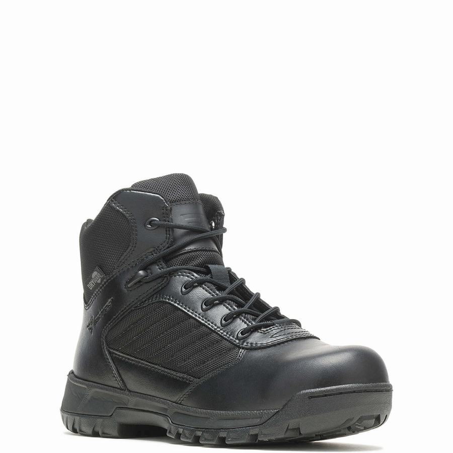 Black Wolverine Tactical Sport 2 Mid DRYGuard Men Work Boots | HSF4886MT