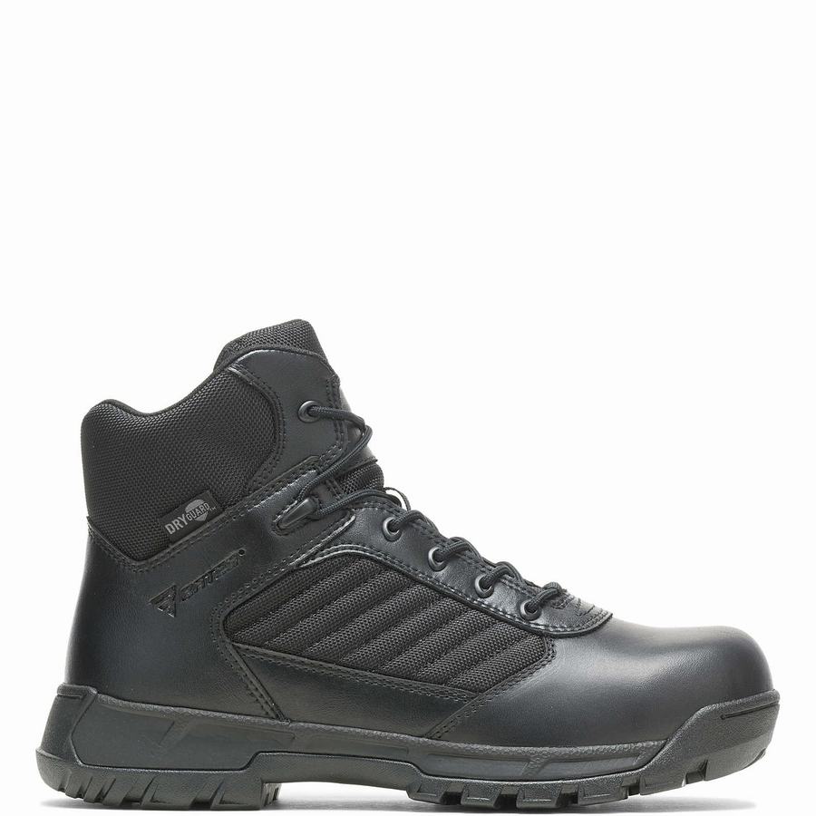 Black Wolverine Tactical Sport 2 Mid DRYGuard Men Work Boots | HSF4886MT