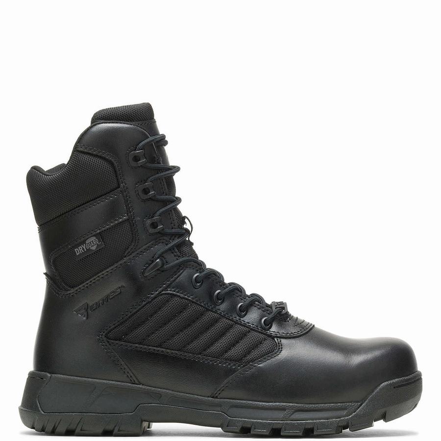 Black Wolverine Tactical Sport 2 Tall Side Zip DRYGuard ™ Composite ToeEH Men Work Boots | RAI8686GH