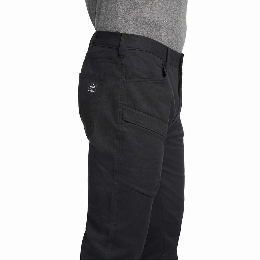 Black Wolverine Tactical Urban Fit Men Pants | REH9581ZQ