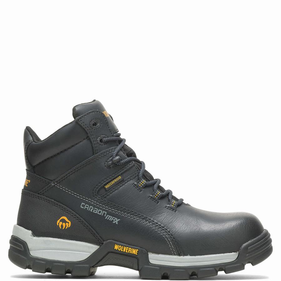 Black Wolverine Tarmac Waterproof Reflective Composite-Toe 6\