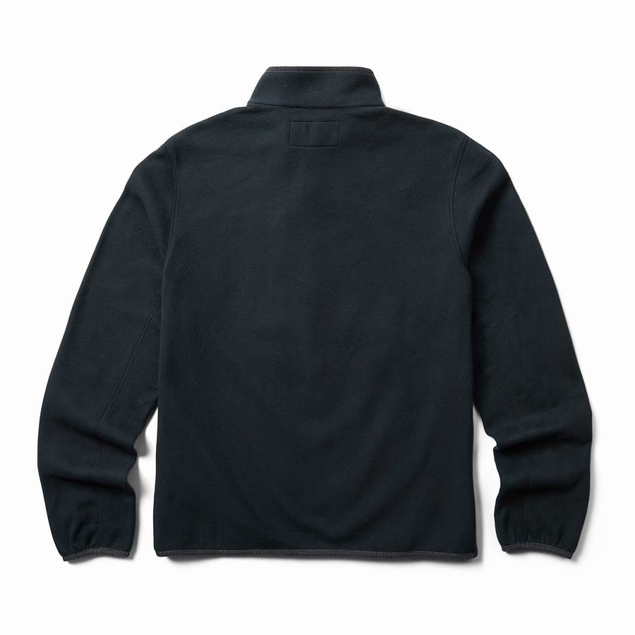 Black Wolverine Wilderness Fleece Men Jackets | MBU1379FS