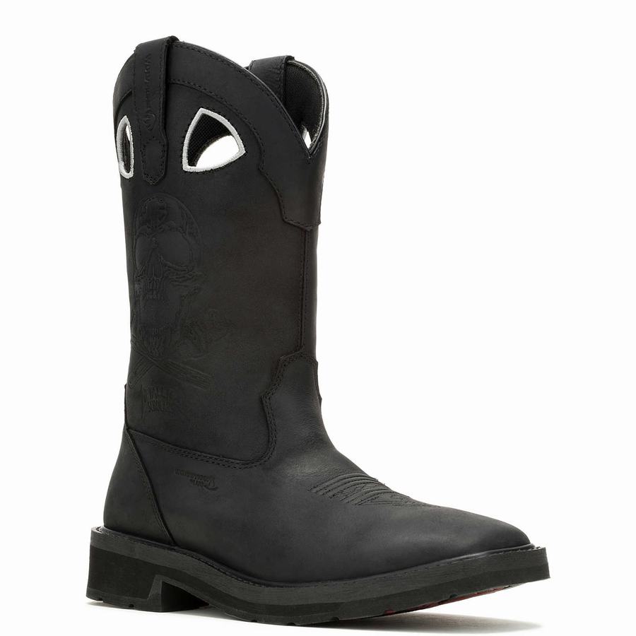 Black Wolverine x Metallica Scholars Rancher Men Boots | YUB9947NS