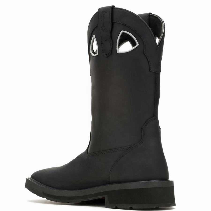 Black Wolverine x Metallica Scholars Rancher Men Boots | YUB9947NS