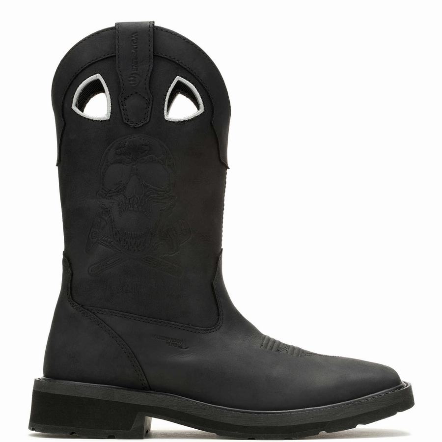 Black Wolverine x Metallica Scholars Rancher Men Boots | YUB9947NS