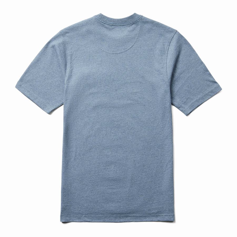 Blue Wolverine Guardian Cotton™ Pocket Tee Men T Shirts | XJQ6962SJ