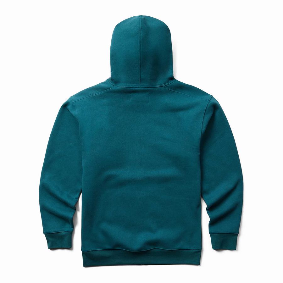 Blue Wolverine Midweight Zip Men Hoodie | PAM3798LA