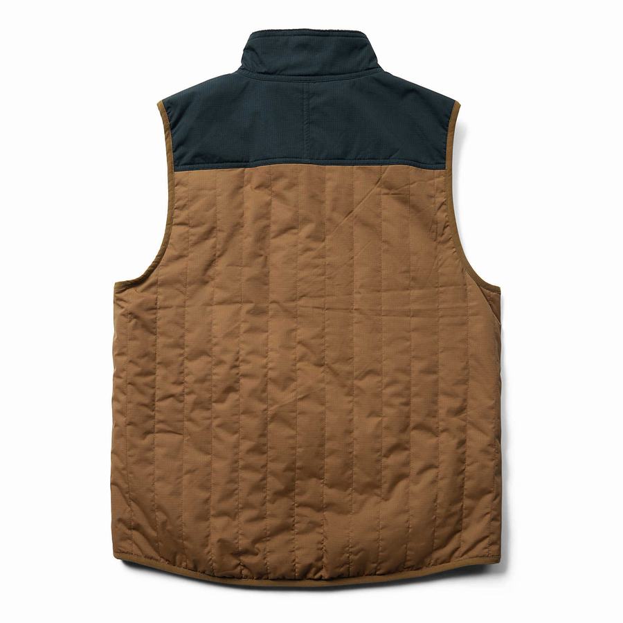 Brown Black Wolverine I-90 Insulated Men Vest | JGX3499ND