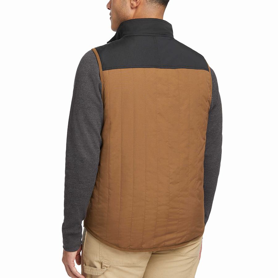 Brown Black Wolverine I-90 Insulated Men Vest | JGX3499ND