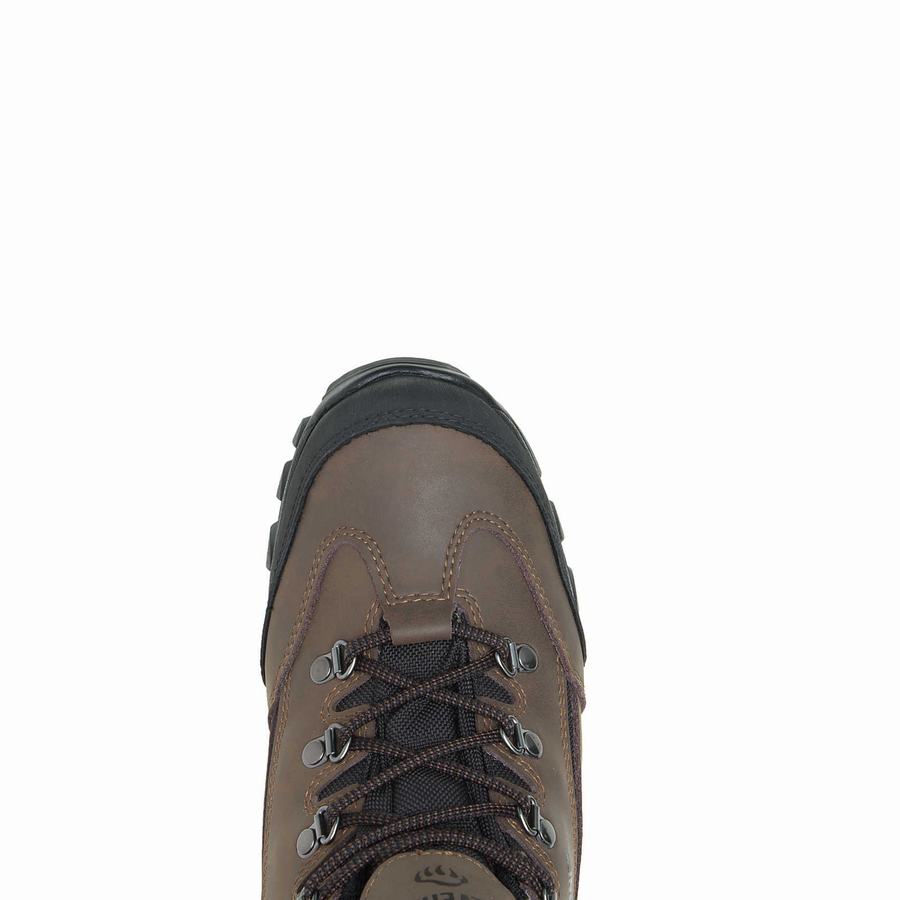 Brown Black Wolverine Spencer Waterproof Men Hiking Boots | ZVP5349YI