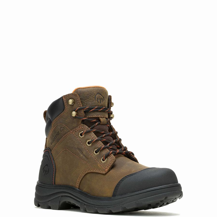 Brown Wolverine Carlsbad Cap-Toe 6