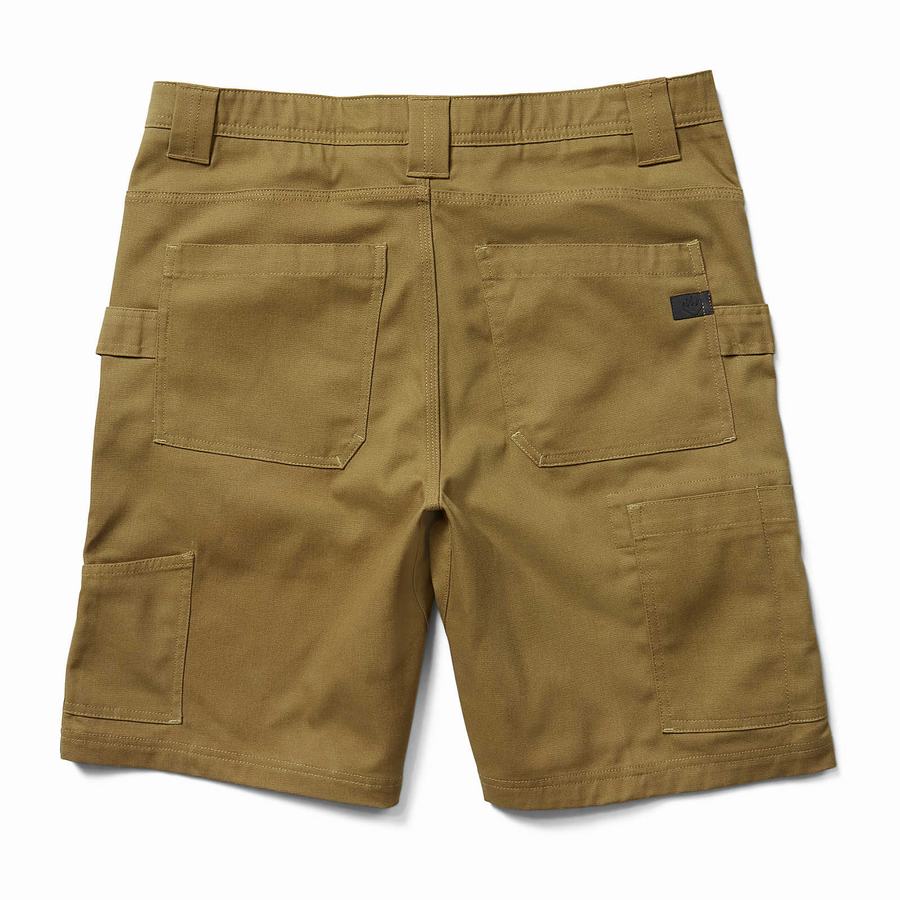 Brown Wolverine Guardian Cotton™ Work Men Shorts | KAU3964LY