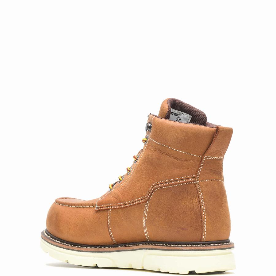 Brown Wolverine I-90 DuraShocks® Moc-Toe CarbonMAX® 6