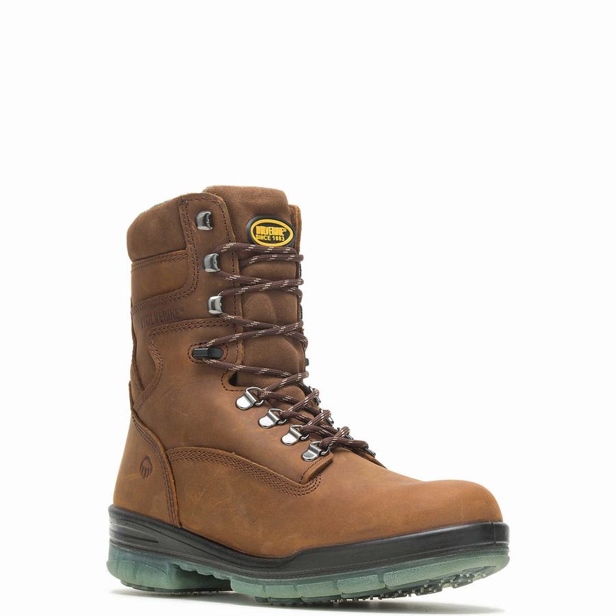 Brown Wolverine I-90 DuraShocks® Waterproof Insulated Steel Toe 8