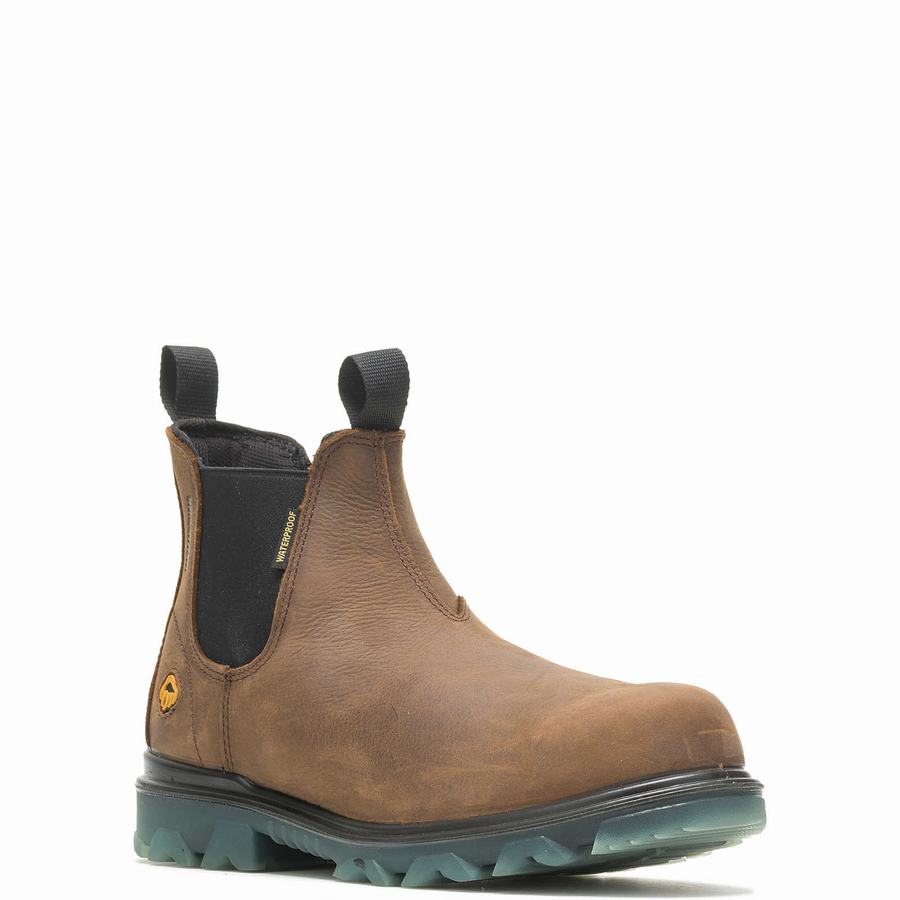 Brown Wolverine I-90 EPX® Romeo CarbonMAX® Men Work Boots | QVT531YE