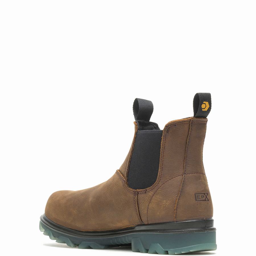 Brown Wolverine I-90 EPX® Romeo CarbonMAX® Men Work Boots | QVT531YE